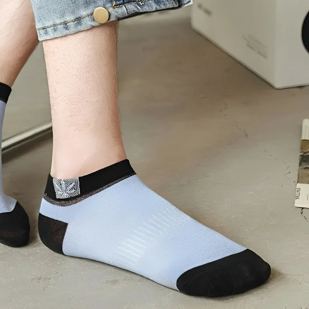 Ankle Socks Breathable Mesh Lightweight Polyester 20 Pairs