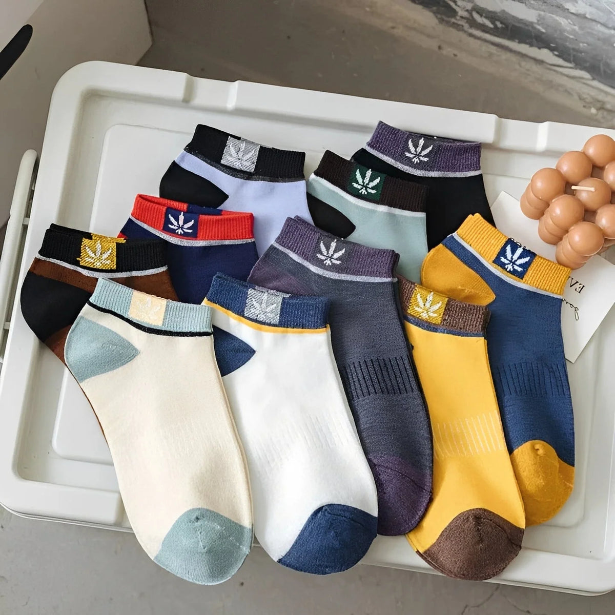 Ankle Socks Breathable Mesh Lightweight Polyester 20 Pairs