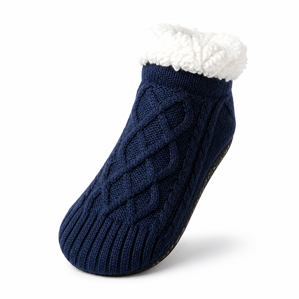 Anti-Slip Soft-Pile Fleece Socks