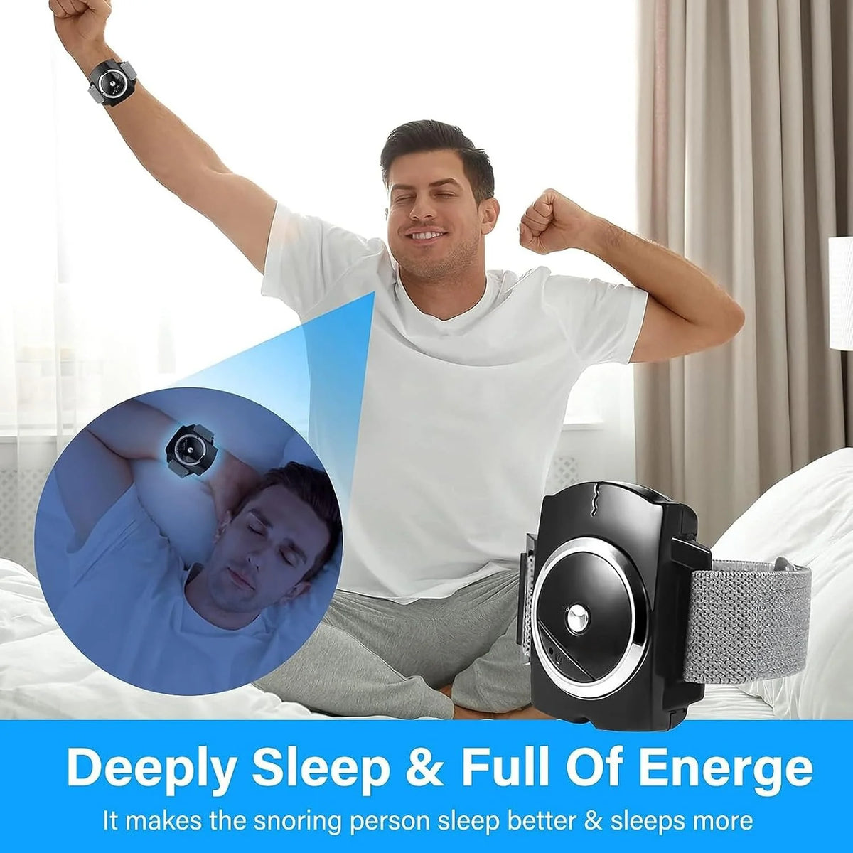 Anti-Snore Wristband Auto Snore Detection & Pulse Stimulation