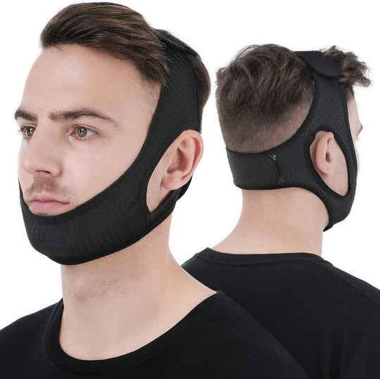 Anti-Snoring Chin Strap Adjustable Velcro Breathable & Washable