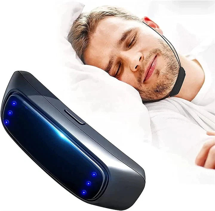 Anti-Snoring Chin Strap TENS Pulse Rechargeable