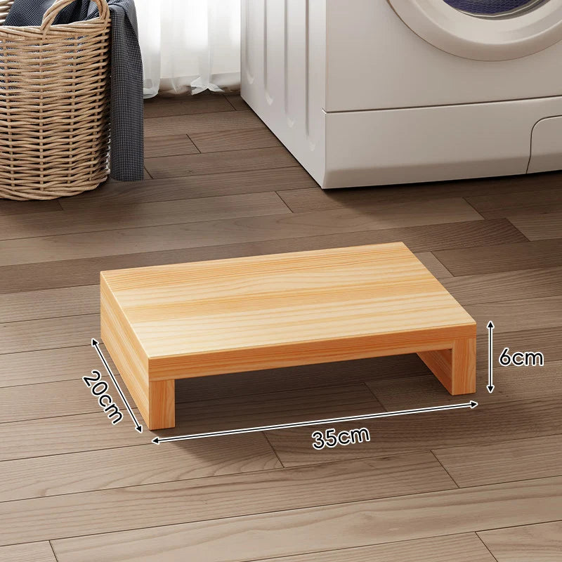 Appliance Riser Platform Solid Wood Low-Profile Design