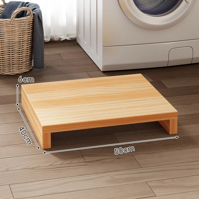 Appliance Riser Platform Solid Wood Low-Profile Design