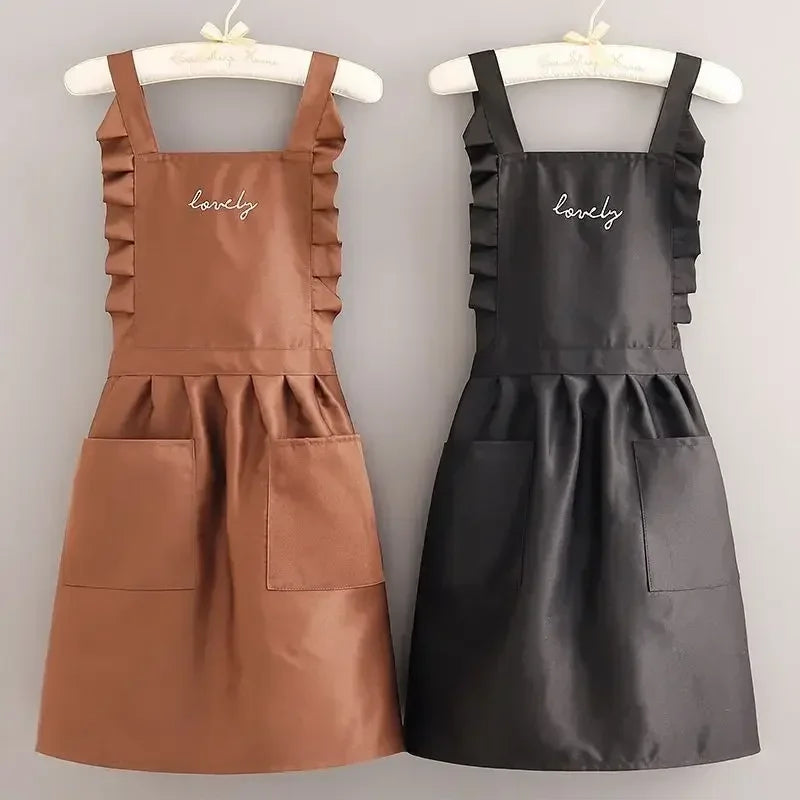 Apron Waterproof Coated Fabric Fitted Bodice