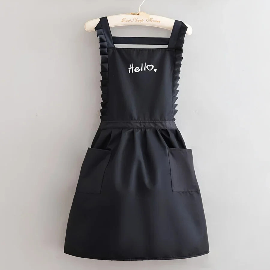 Apron Waterproof Coated Fabric Fitted Bodice