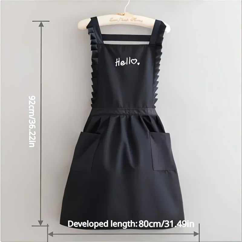 Apron Waterproof Coated Fabric Fitted Bodice