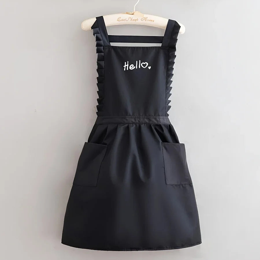 Apron Waterproof Coated Fabric Fitted Bodice