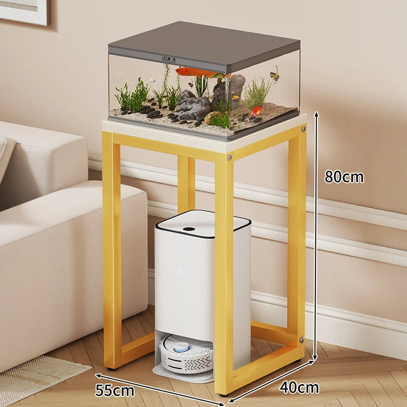 Aquarium Stand Compact With Hidden Storage & Non-Slip Top