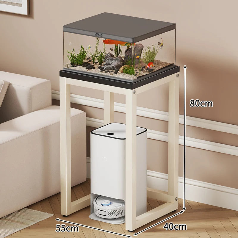 Aquarium Stand Compact With Hidden Storage & Non-Slip Top