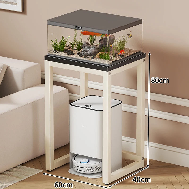 Aquarium Stand Compact With Hidden Storage & Non-Slip Top