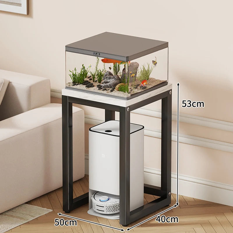 Aquarium Stand Compact With Hidden Storage & Non-Slip Top