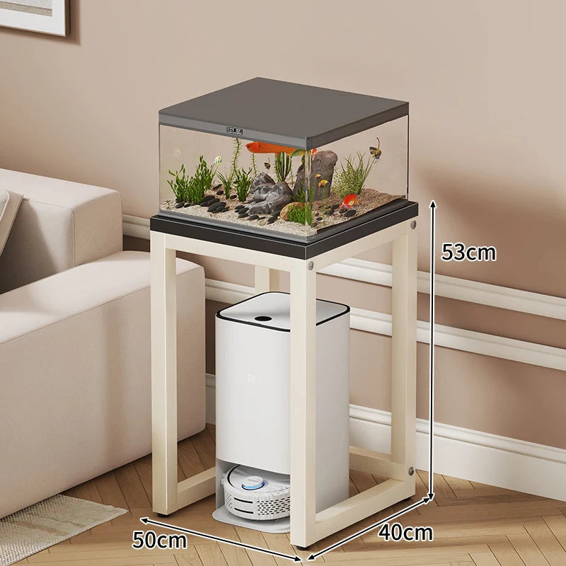 Aquarium Stand Compact With Hidden Storage & Non-Slip Top