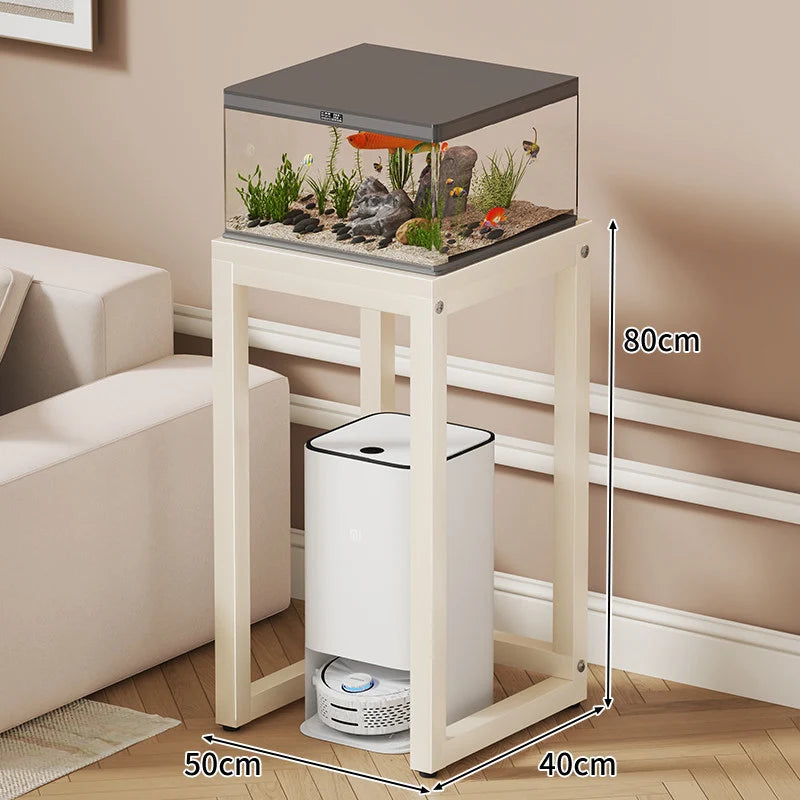 Aquarium Stand Compact With Hidden Storage & Non-Slip Top