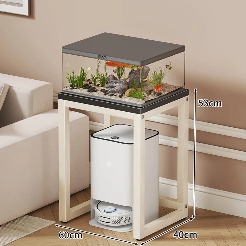 Aquarium Stand Compact With Hidden Storage & Non-Slip Top