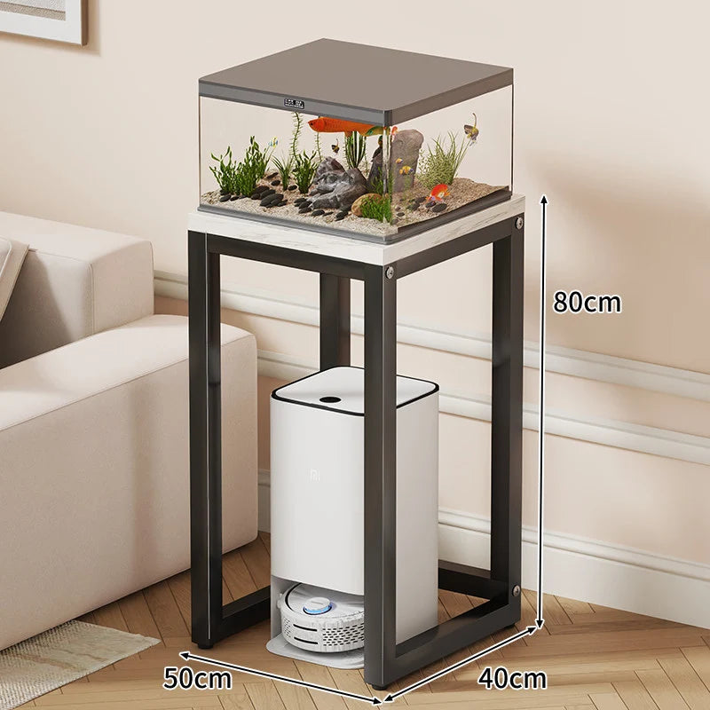 Aquarium Stand Compact With Hidden Storage & Non-Slip Top