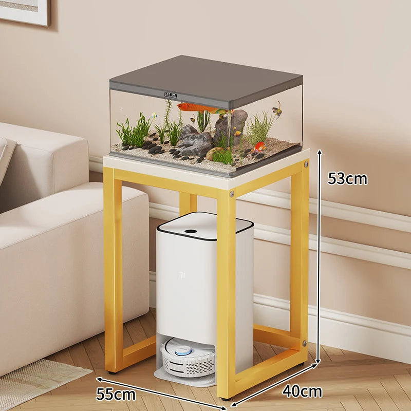 Aquarium Stand Compact With Hidden Storage & Non-Slip Top