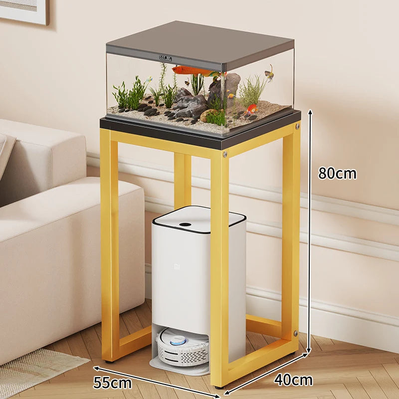 Aquarium Stand Compact With Hidden Storage & Non-Slip Top