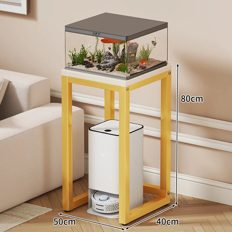 Aquarium Stand Compact With Hidden Storage & Non-Slip Top