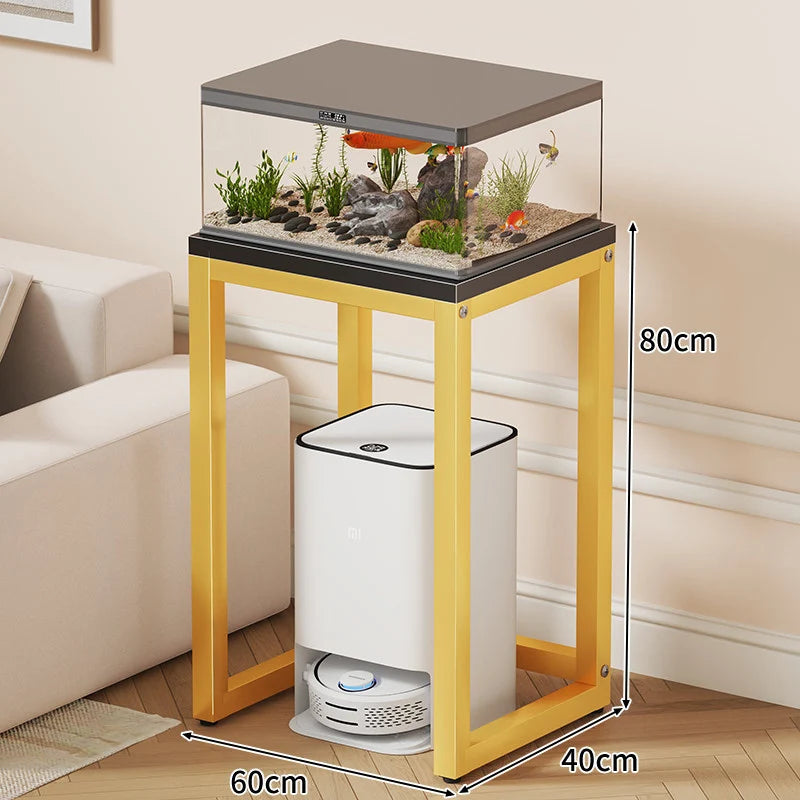 Aquarium Stand Compact With Hidden Storage & Non-Slip Top