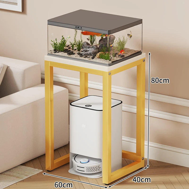 Aquarium Stand Compact With Hidden Storage & Non-Slip Top