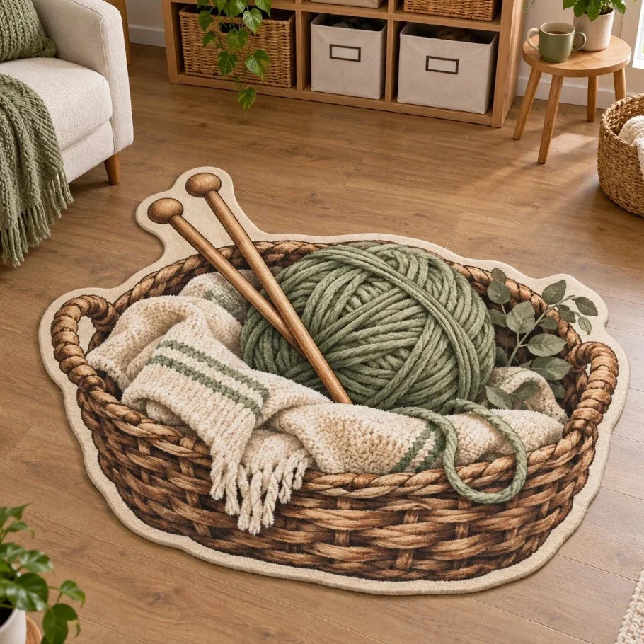 Area Rug Highland Cow Print Soft & Durable Rustic Decor