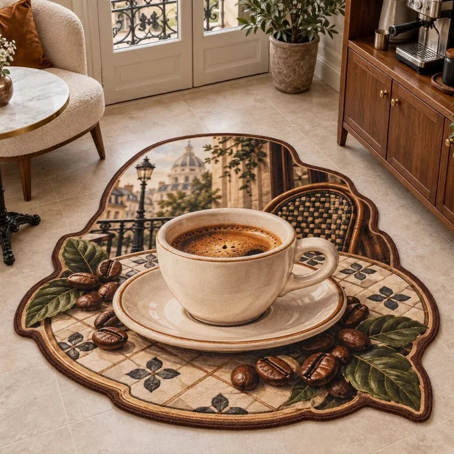 Area Rug Highland Cow Print Soft & Durable Rustic Decor