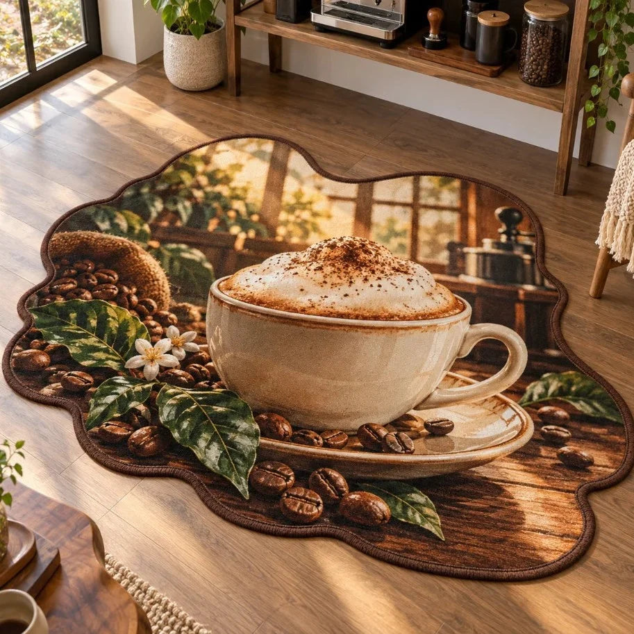 Area Rug Highland Cow Print Soft & Durable Rustic Decor