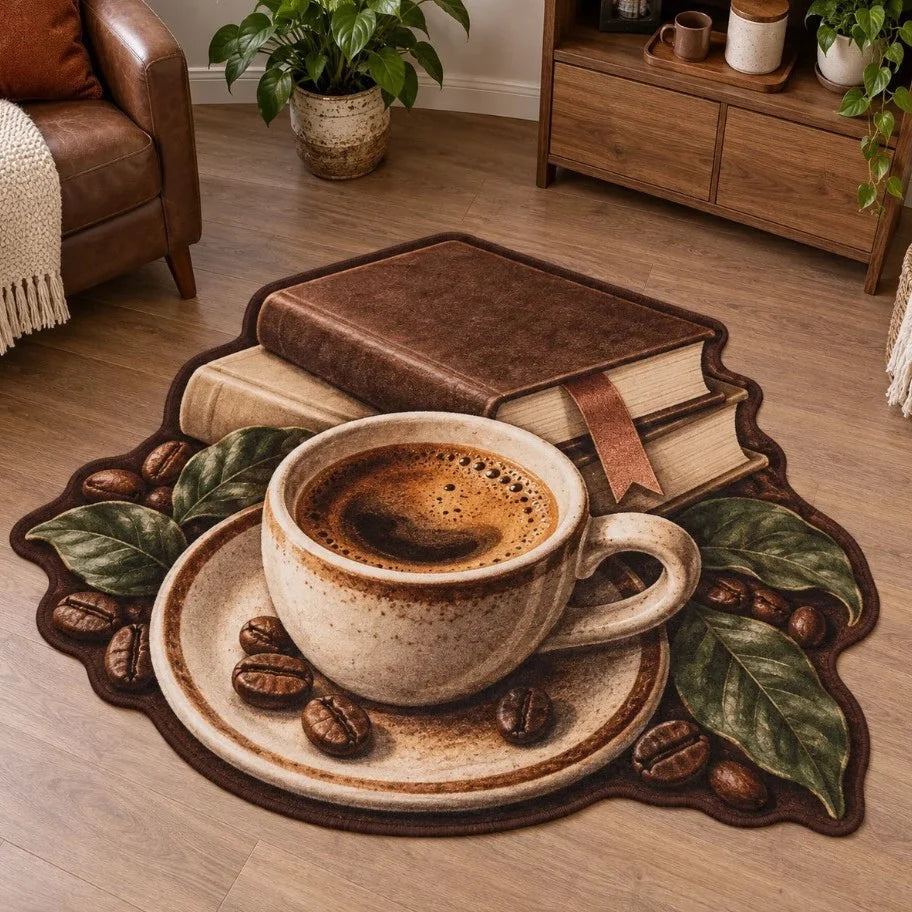 Area Rug Highland Cow Print Soft & Durable Rustic Decor