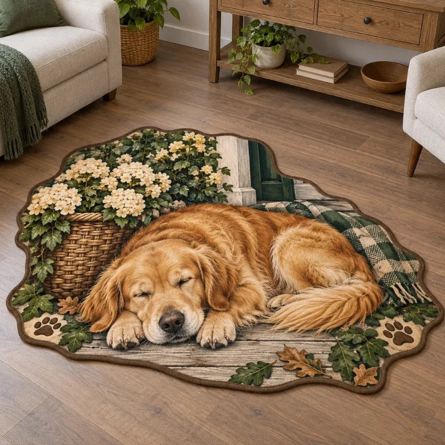 Area Rug Highland Cow Print Soft & Durable Rustic Decor