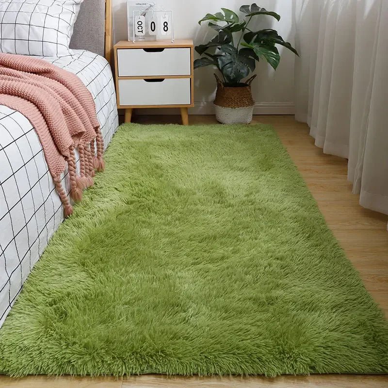 Area Rug Soft Polyester Easy-Care Surface