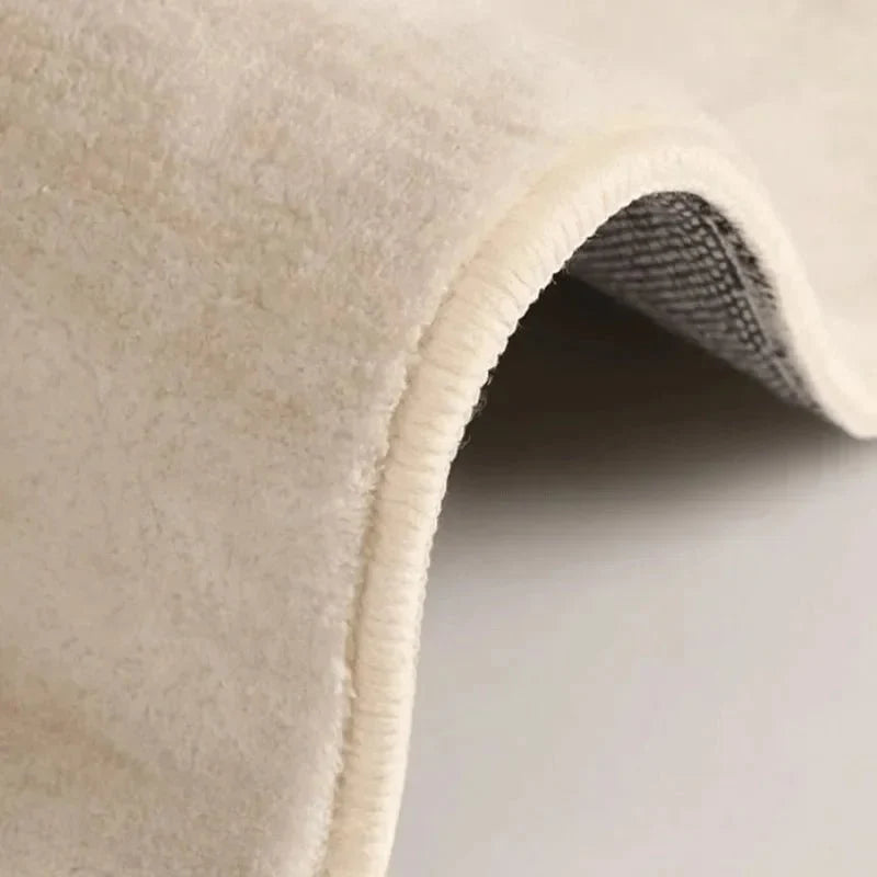 Area Rug Soft Polyester Non-Slip Backing Abstract Design