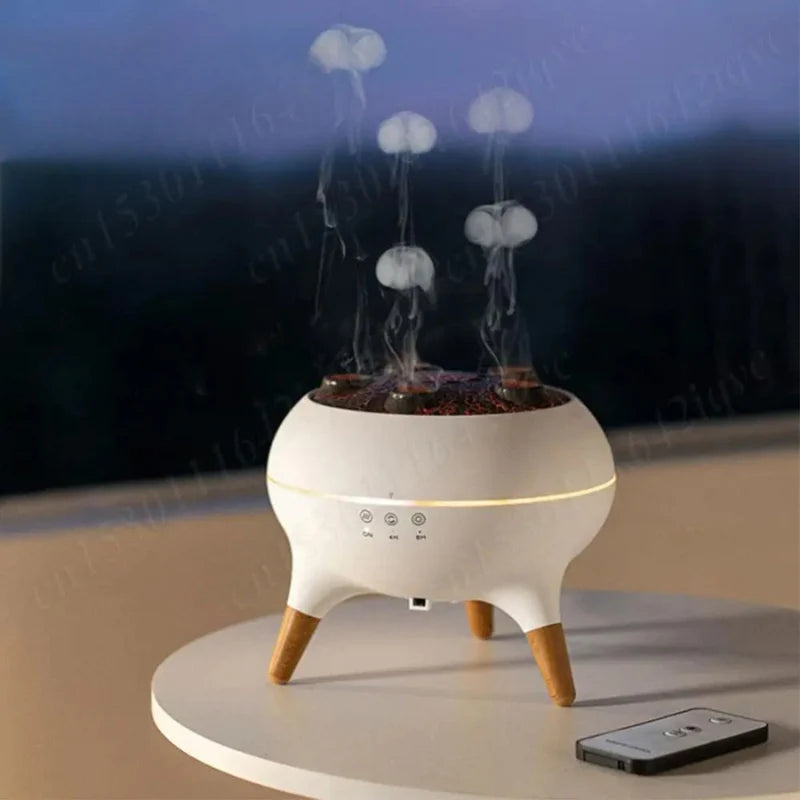 Aroma Diffuser Jellyfish Mist Remote & Timer 250ml