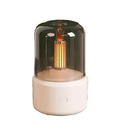 Aroma Diffuser LED Flame Effect Quiet USB-Powered Operation