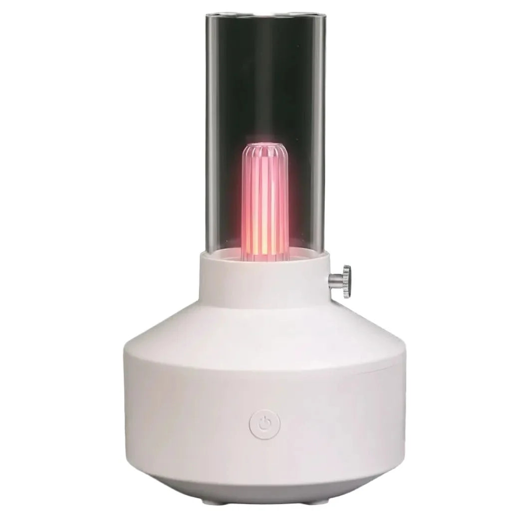 Aroma Diffuser LED Flame Effect Quiet USB-Powered Operation