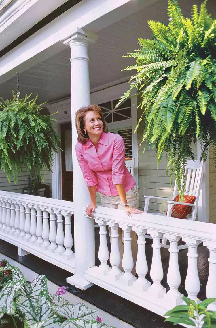 Artificial Boston Ferns Realistic UV-Resistant Set Of 18