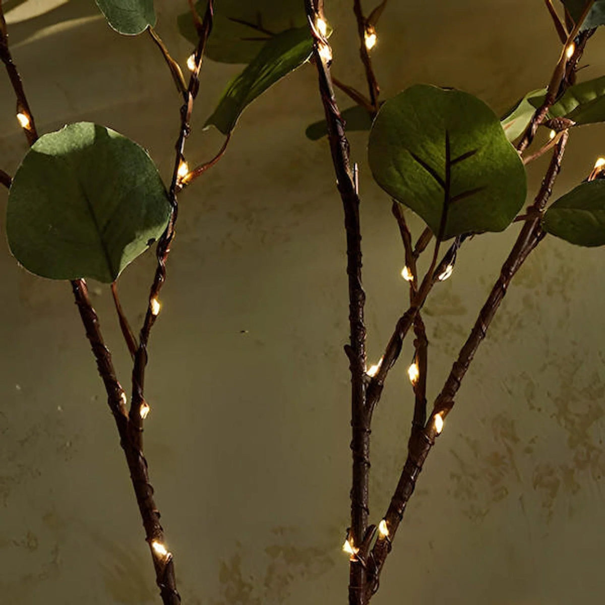 Artificial Branch Warm White 120 LED Battery-Powered