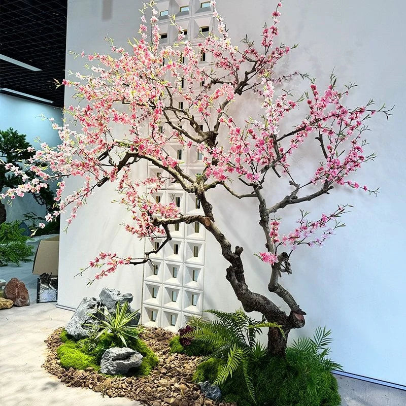 Artificial Cherry Blossom Tree Lifelike Blossoms No Maintenance