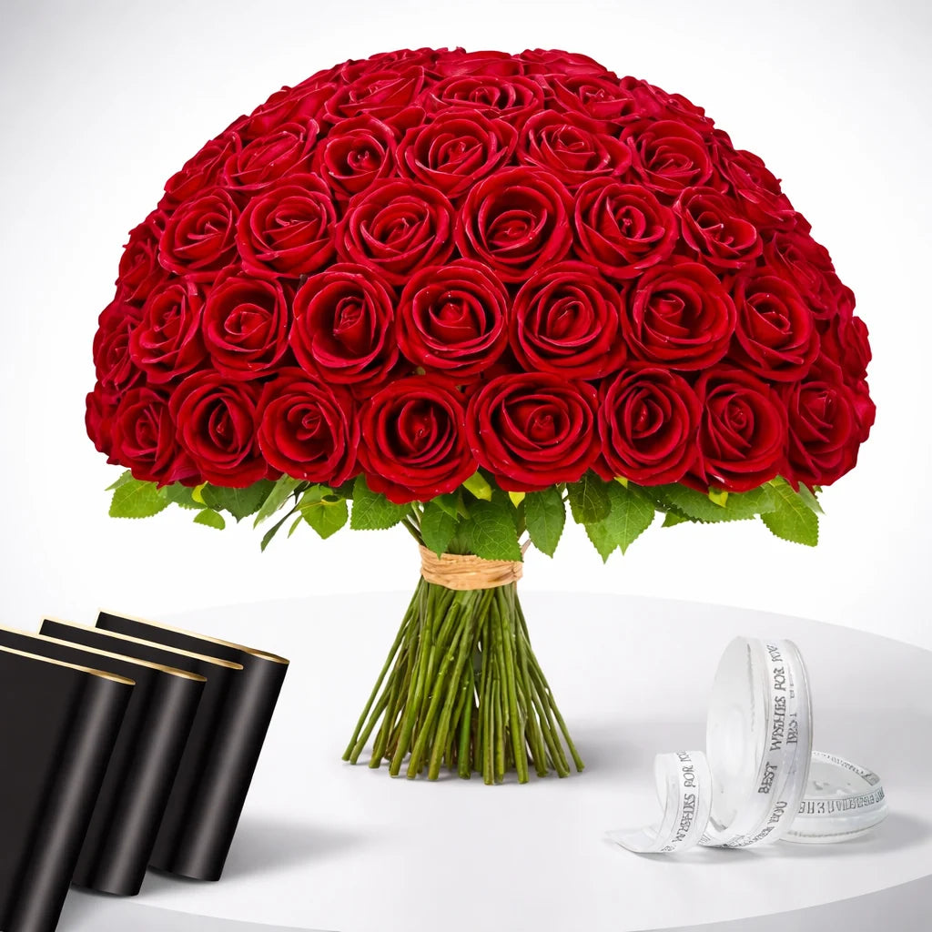 Artificial Flower Set Coordinated Wired & Trimmable Stems