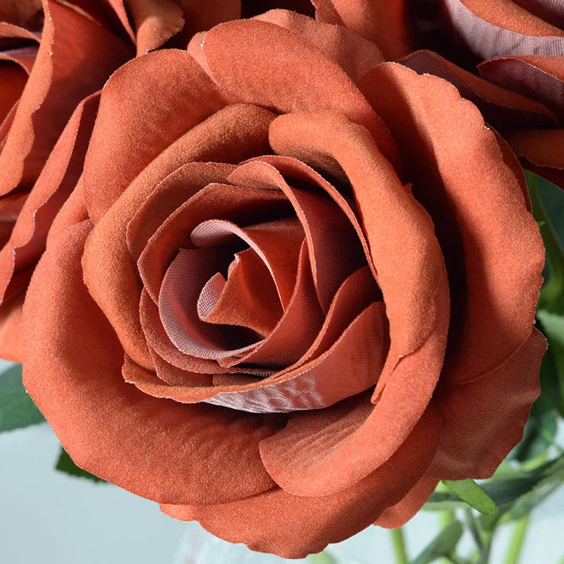 Artificial Rose Stem Realistic Silk Low-Maintenance