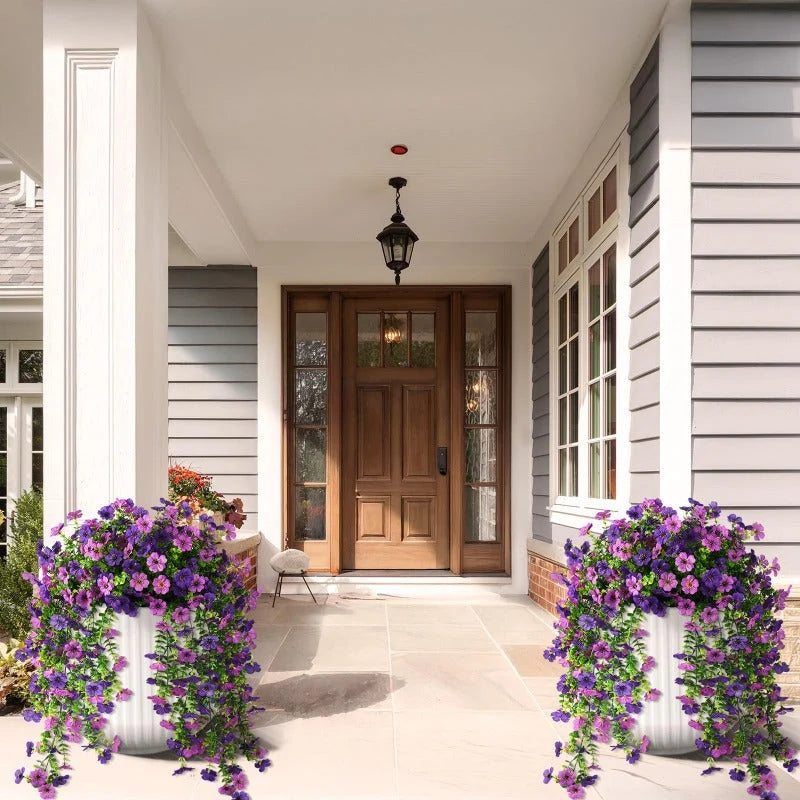 Artificial Trailing Flowers UV-Resistant Bendable Branches