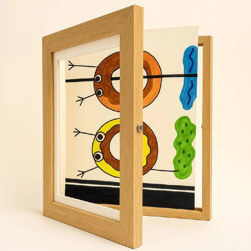 Artwork Frame Magnetic Closure Stores Up to 150 Pages