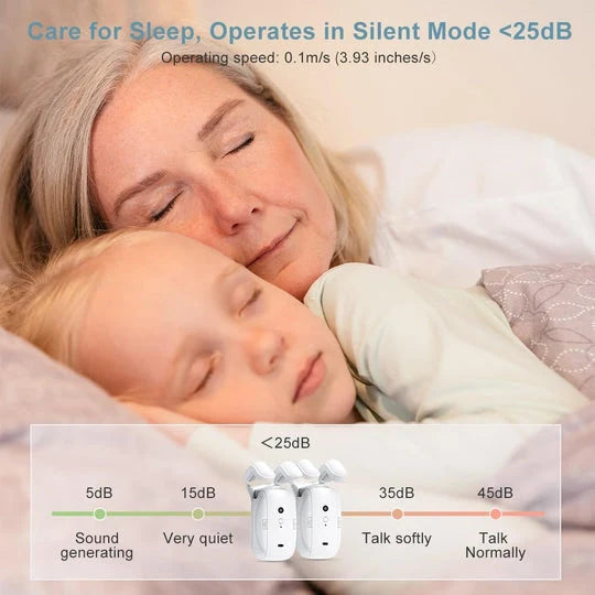 Automatic Curtain Opener Bluetooth Remote & Whisper-Quiet 6-Month Battery