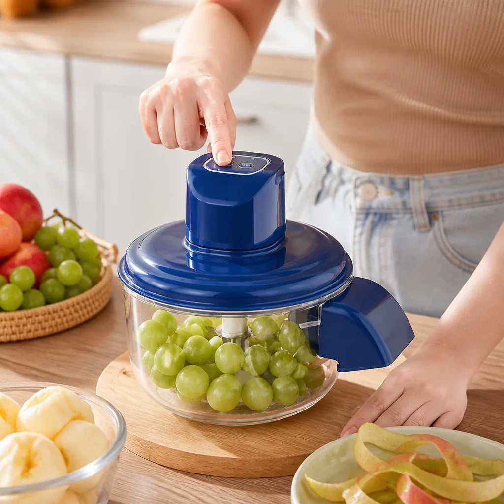Automatic Peeler 5 Stainless Steel Blades USB Rechargeable