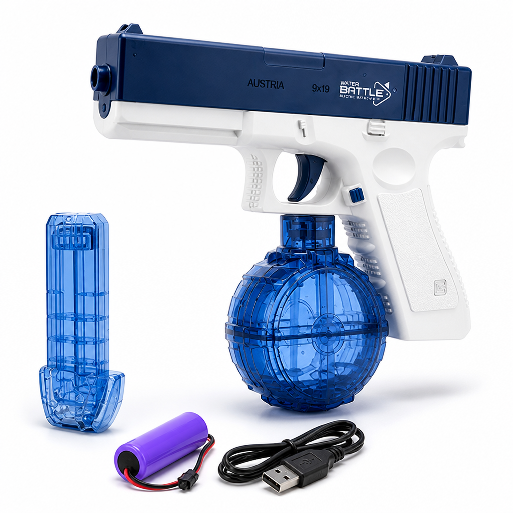 Automatic Rechargeable Water Gun (Includes Extra Magazine)