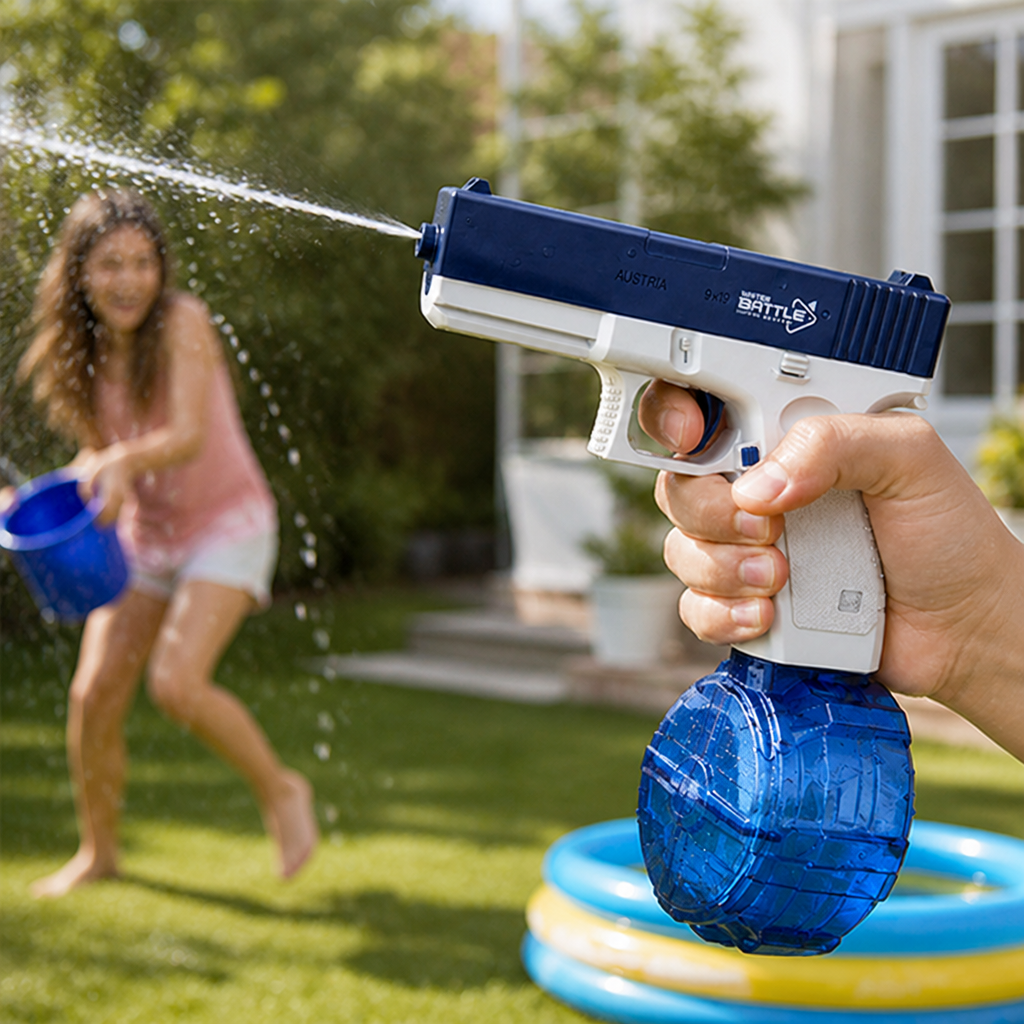 Automatic Rechargeable Water Gun (Includes Extra Magazine)