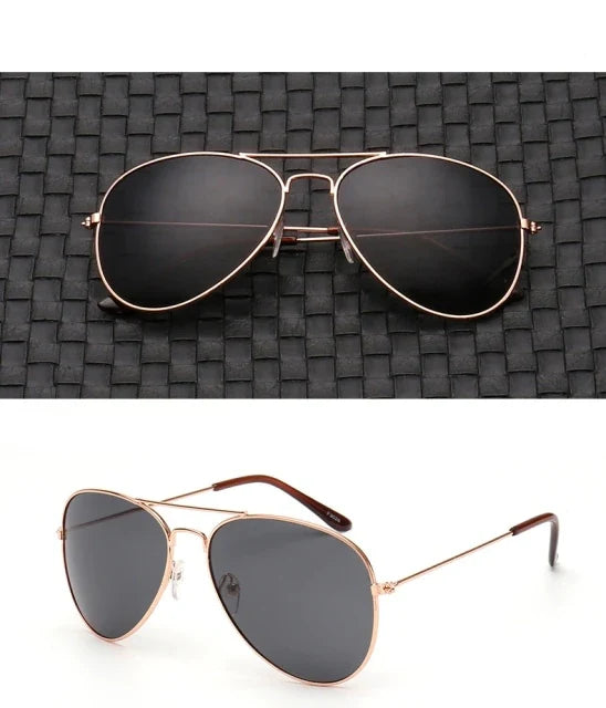 Aviator Sunglasses Polarized Mirrored UV400 Lenses Lightweight Alloy Frame