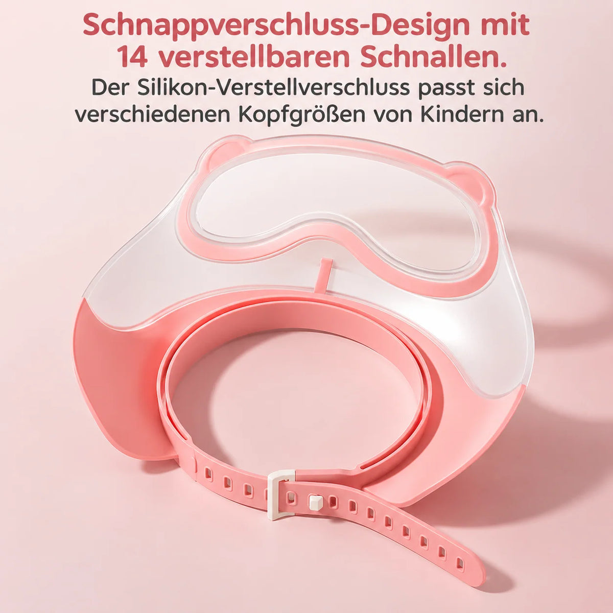 Baby Bath Visor Adjustable 360° Eye & Ear Protection