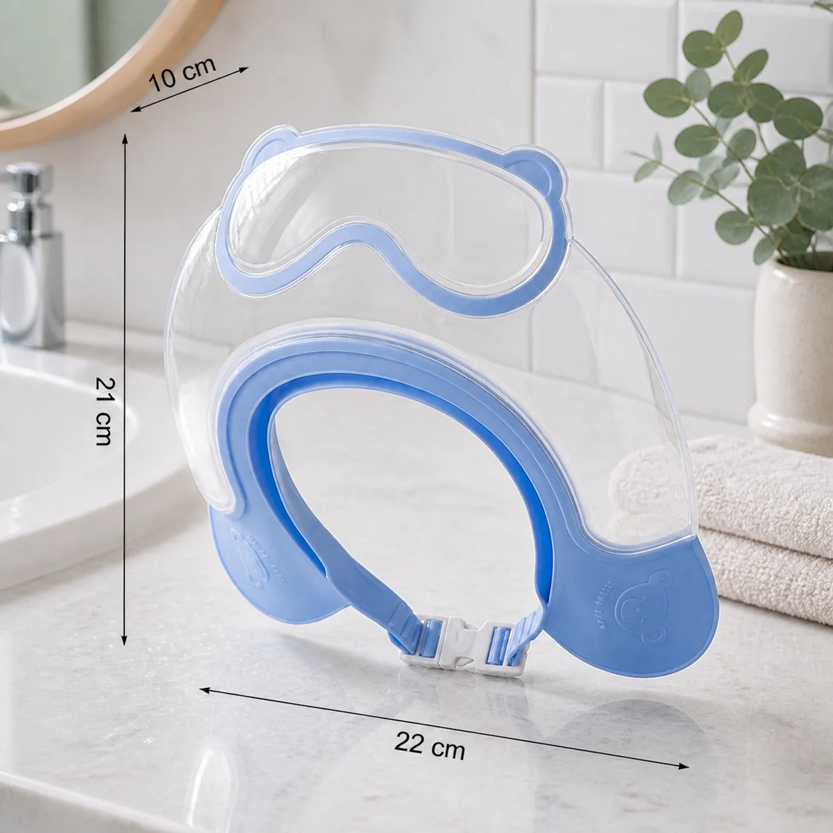 Baby Bath Visor Adjustable 360° Eye & Ear Protection