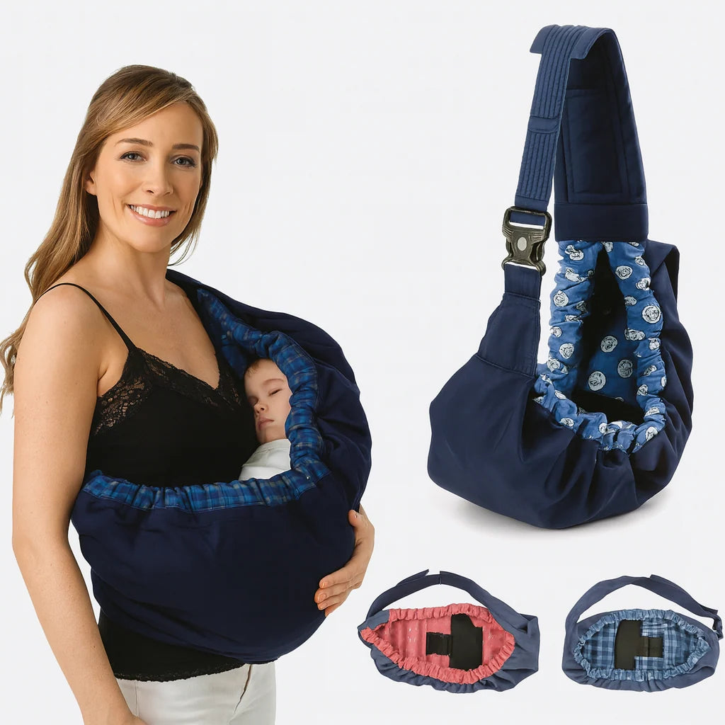 Baby Carrier Adjustable Padded Straps Nursing-Friendly